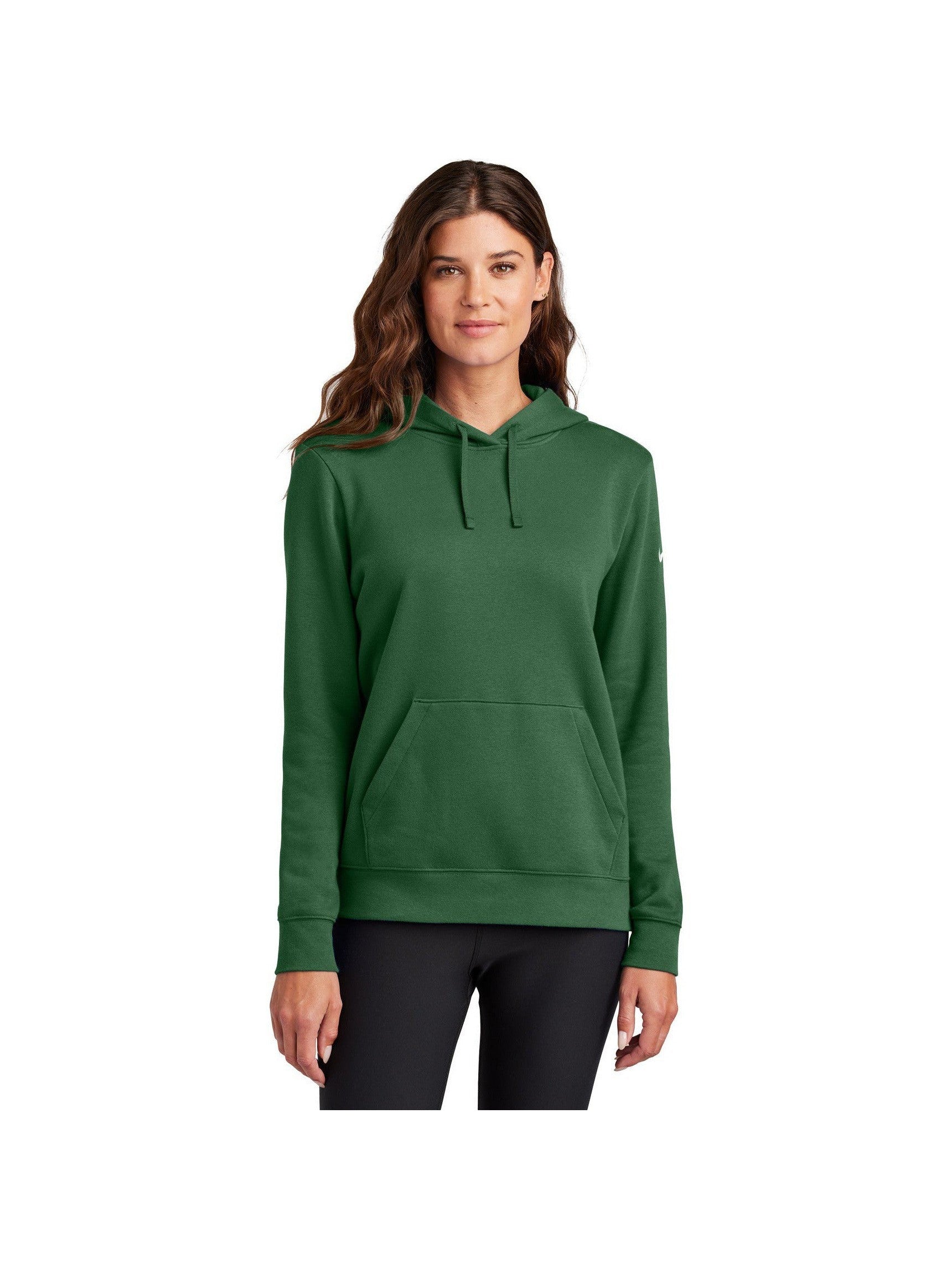 no-logo Nike Ladies Club Fleece Sleeve Swoosh Pullover Hoodie-Nike-Thread Logic