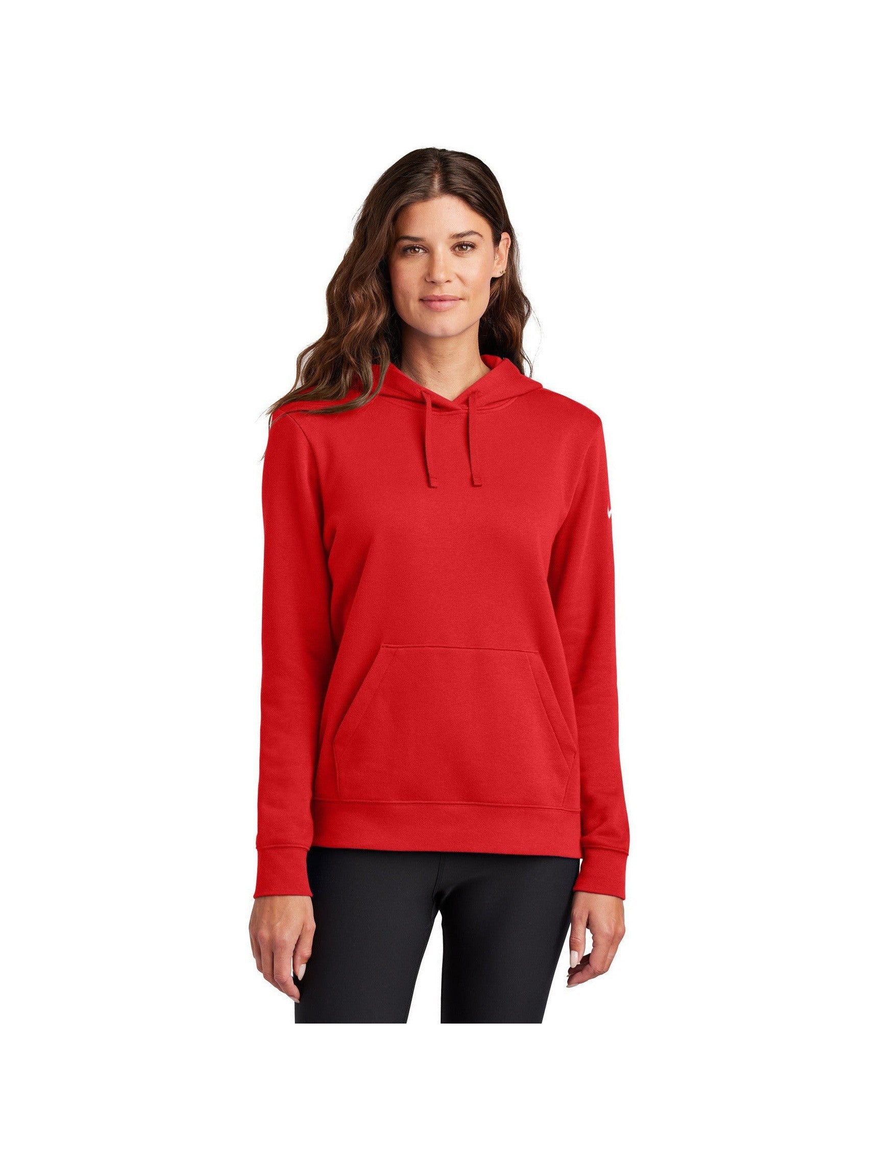 no-logo Nike Ladies Club Fleece Sleeve Swoosh Pullover Hoodie-Nike-Thread Logic