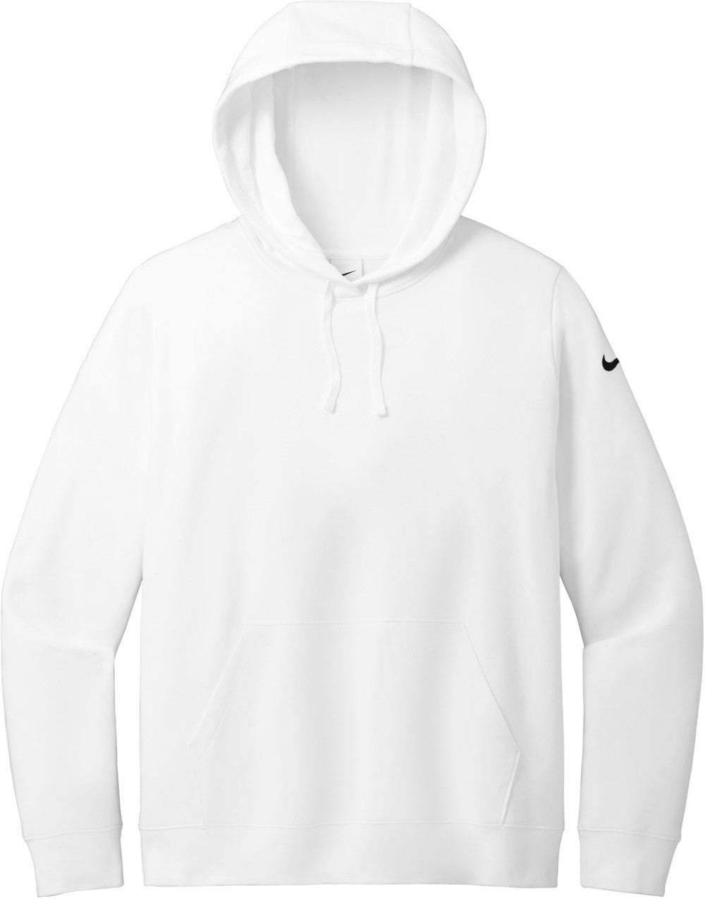 OUTLET-Nike Ladies Club Fleece Sleeve Swoosh Pullover Hoodie