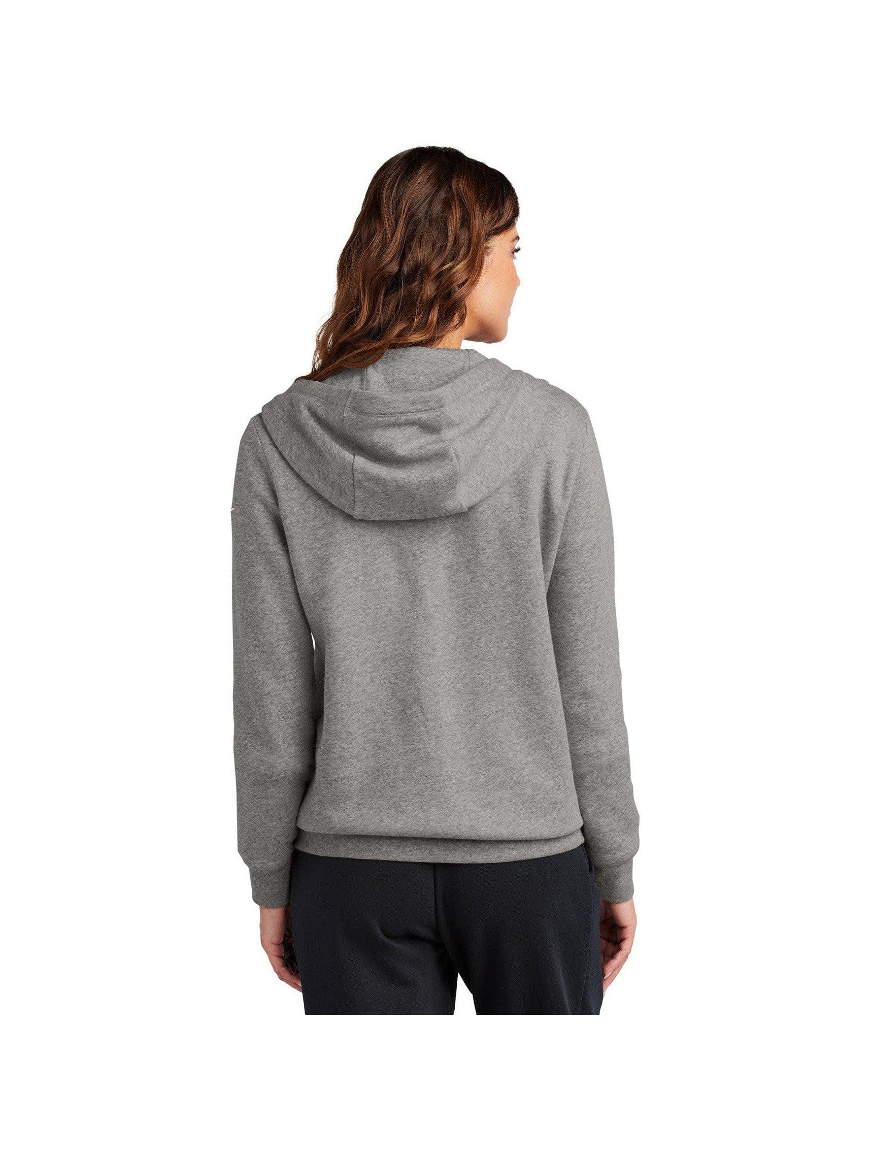 no-logo Nike Ladies Club Fleece Sleeve Swoosh Full-Zip Hoodie-Nike-Thread Logic