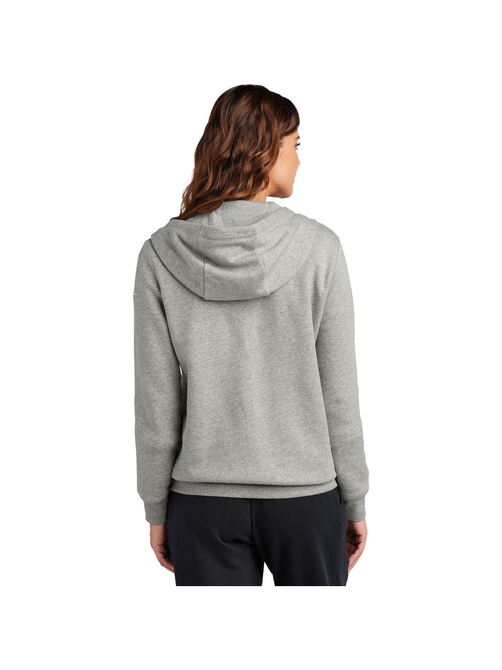 no-logo Nike Ladies Club Fleece Sleeve Swoosh Full-Zip Hoodie-Nike-Thread Logic