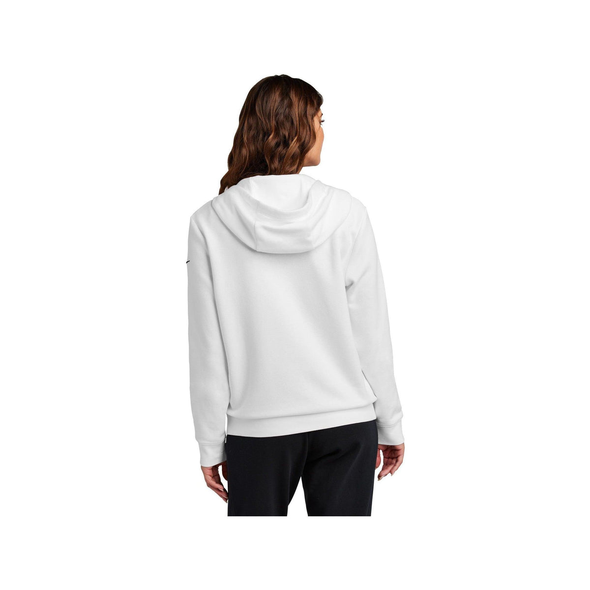 no-logo Nike Ladies Club Fleece Sleeve Swoosh Full-Zip Hoodie-Nike-Thread Logic