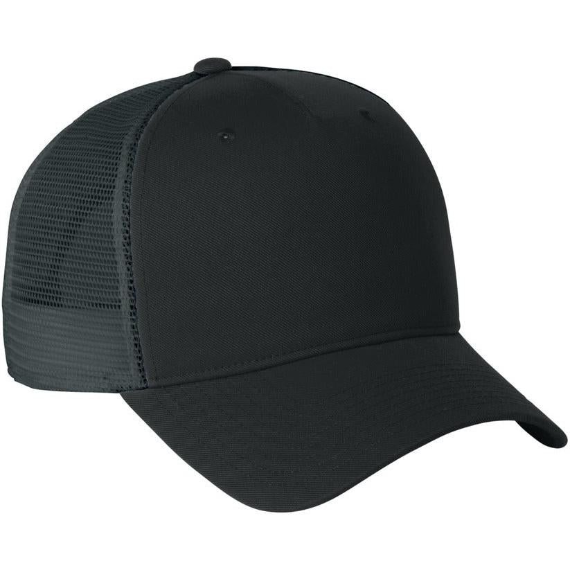no-logo Nike Snapback Mesh Trucker Cap-Nike-Black/ Dark Grey-M/L-Thread Logic