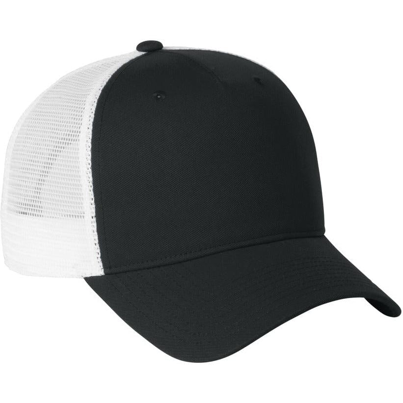 no-logo Nike Snapback Mesh Trucker Cap-Nike-Black/ White-M/L-Thread Logic