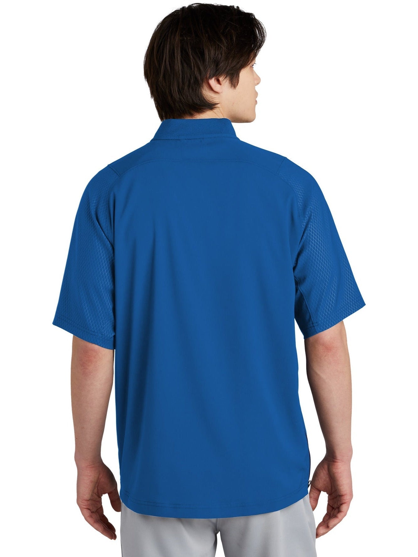 no-logo New Era Cage Short Sleeve 1/4-Zip Jacket-Regular-New Era-Thread Logic