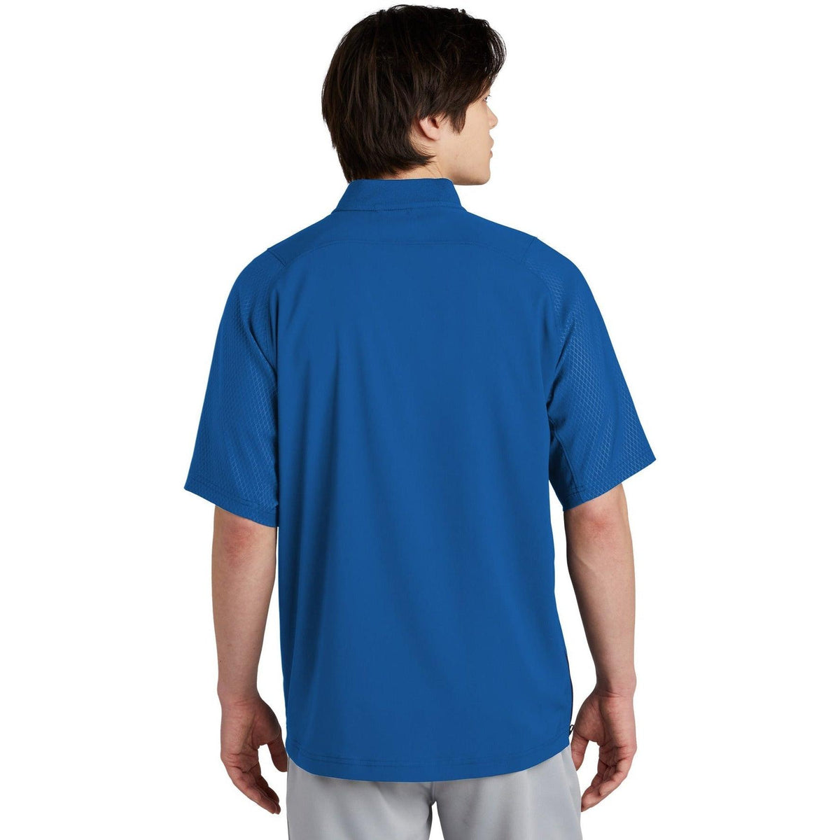 no-logo New Era Cage Short Sleeve 1/4-Zip Jacket-Regular-New Era-Thread Logic