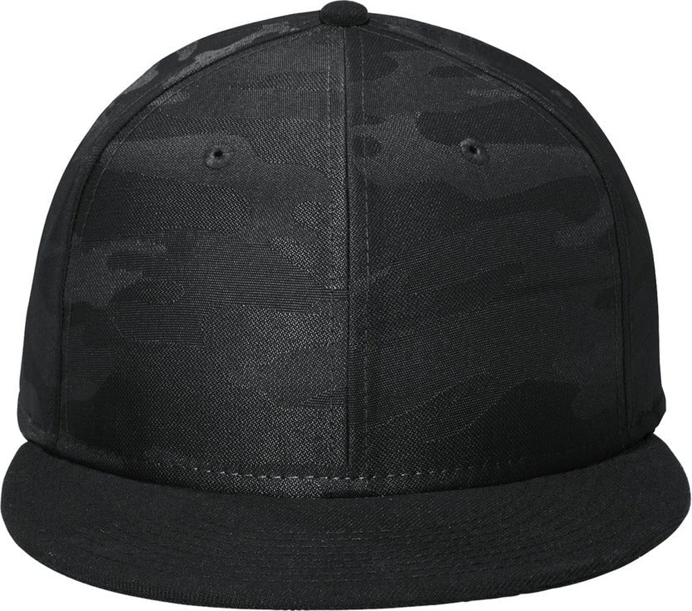 New Era Camo Flat Bill Snapback Cap