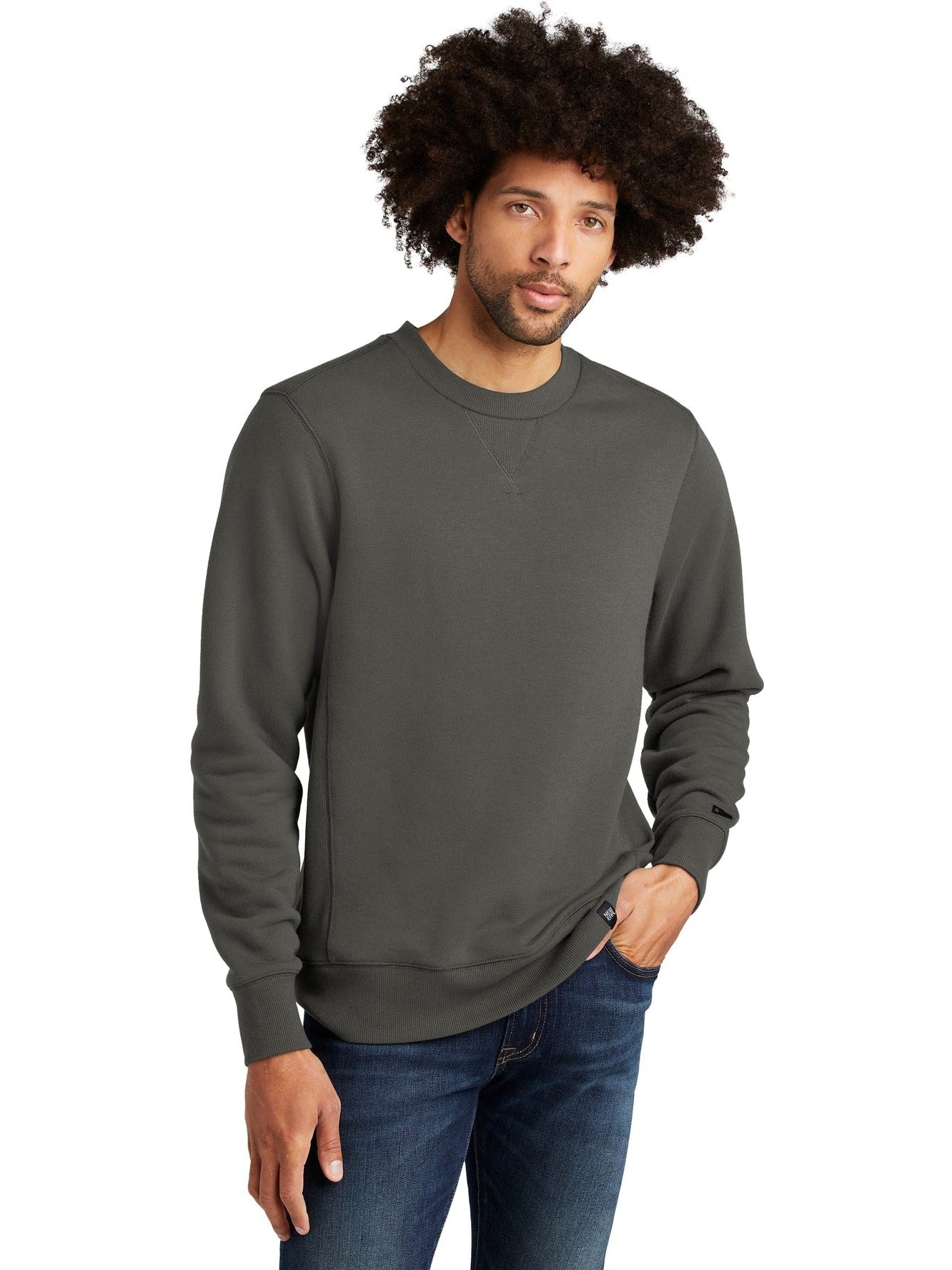 no-logo New Era French Terry Crew-Regular-New Era-Thread Logic