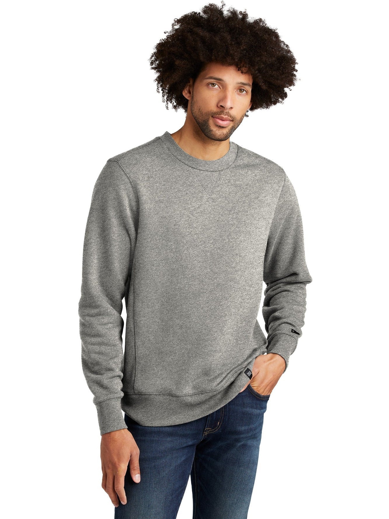 no-logo New Era French Terry Crew-Regular-New Era-Thread Logic