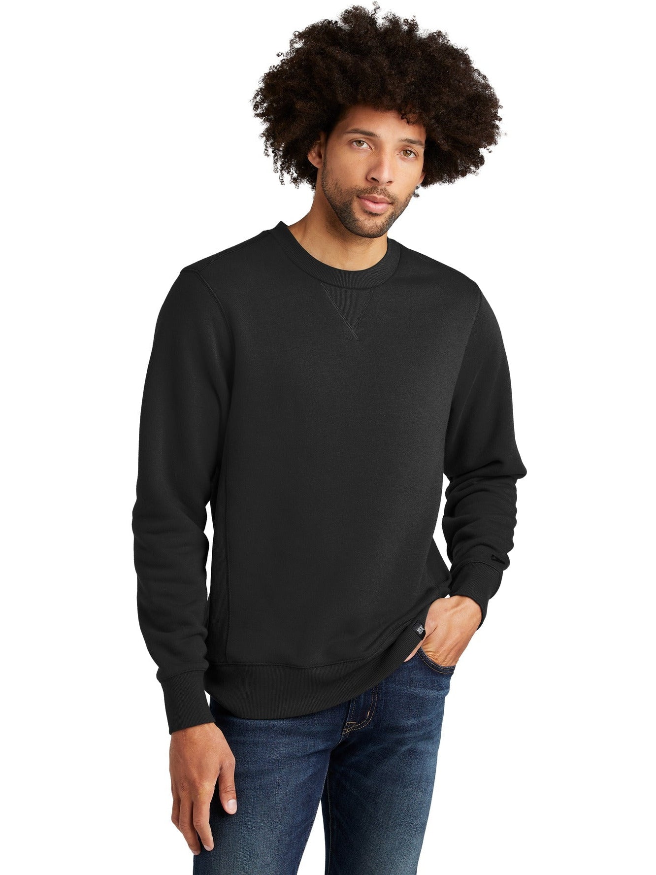 no-logo New Era French Terry Crew-Regular-New Era-Thread Logic