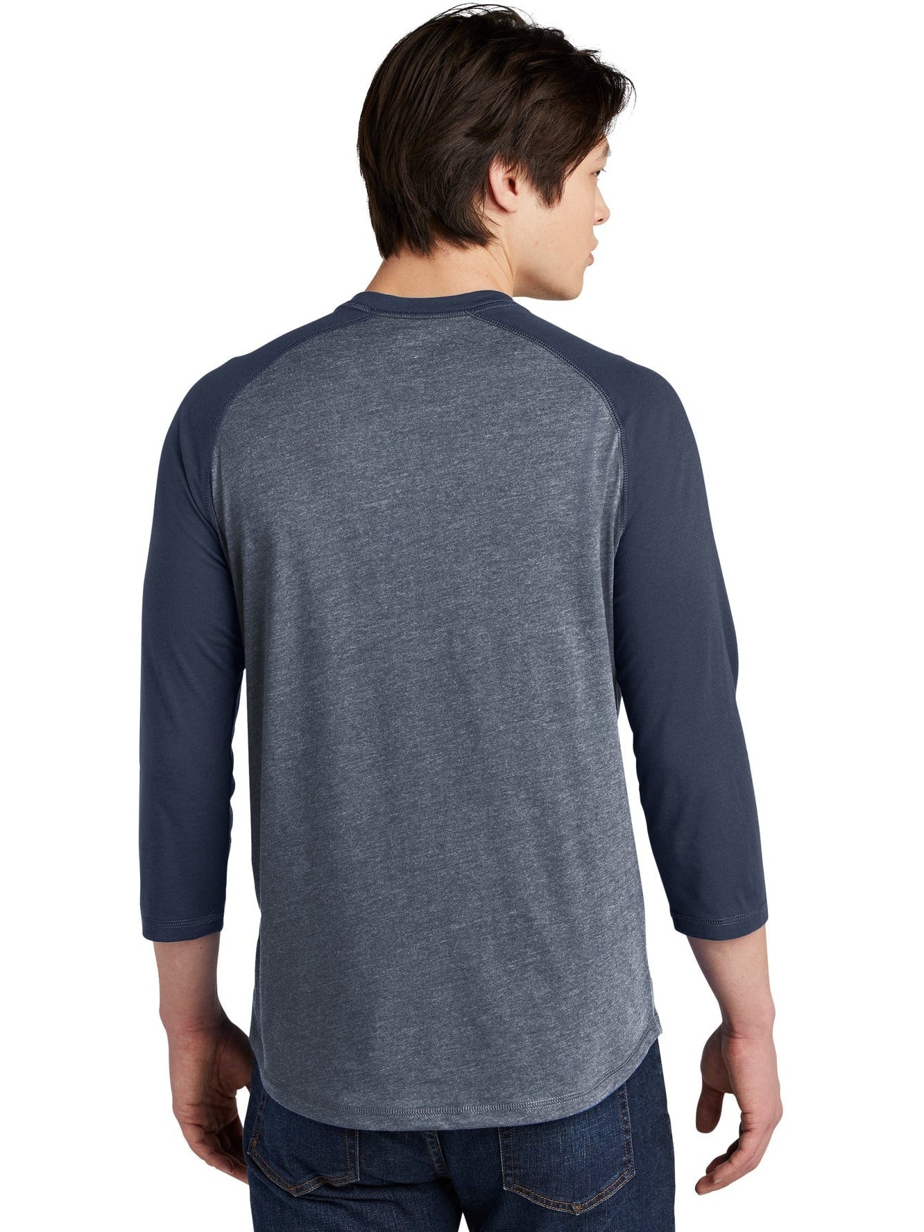 no-logo New Era Heritage 3/4-Sleeve Baseball Raglan Tee-Regular-New Era-Thread Logic