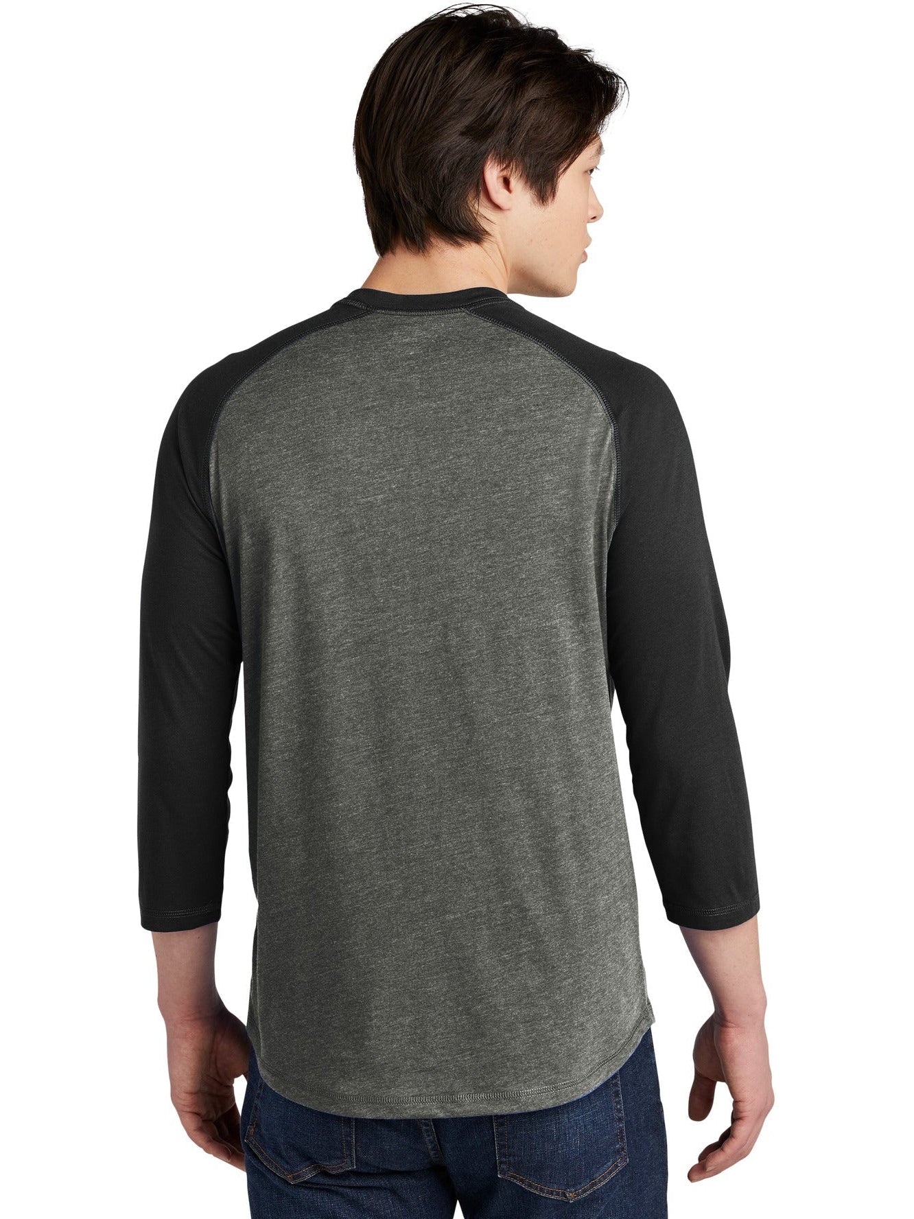 no-logo New Era Heritage 3/4-Sleeve Baseball Raglan Tee-Regular-New Era-Thread Logic