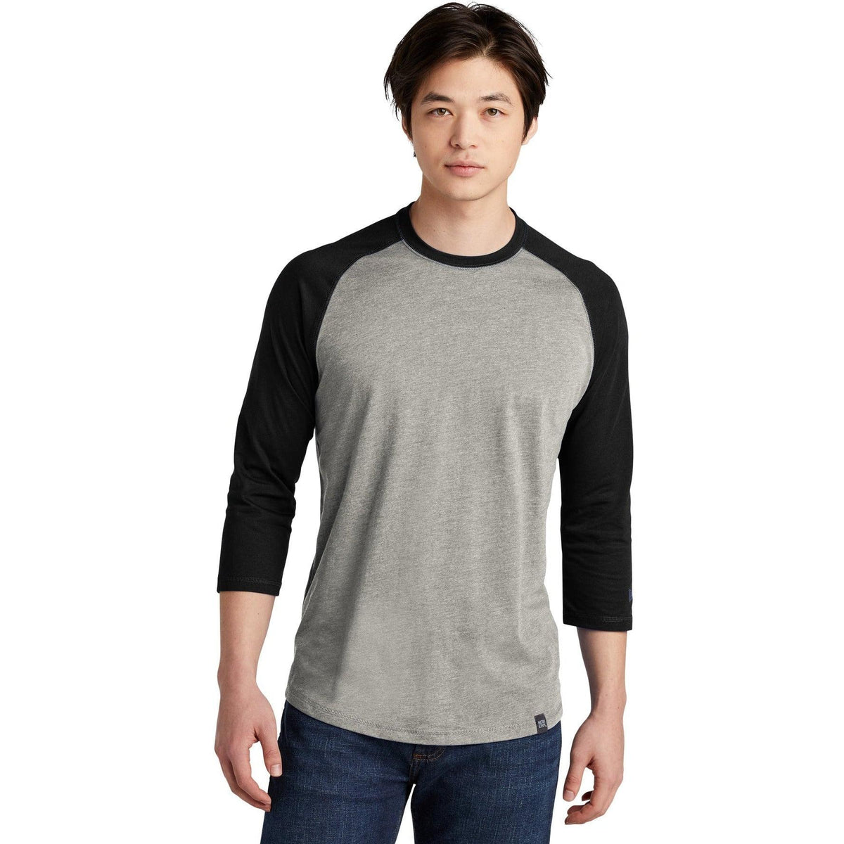 no-logo New Era Heritage 3/4-Sleeve Baseball Raglan Tee-Regular-New Era-Thread Logic