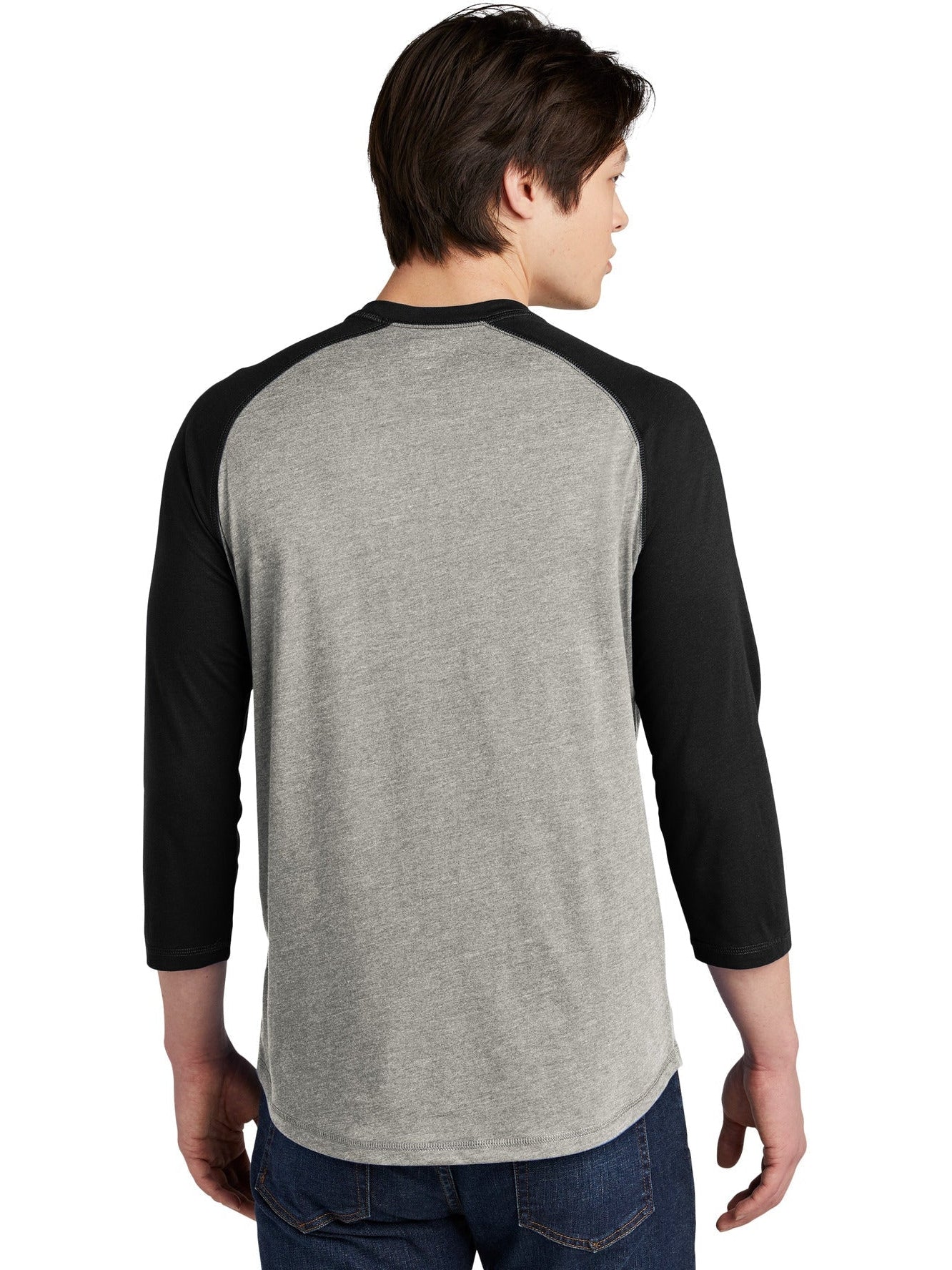 no-logo New Era Heritage 3/4-Sleeve Baseball Raglan Tee-Regular-New Era-Thread Logic