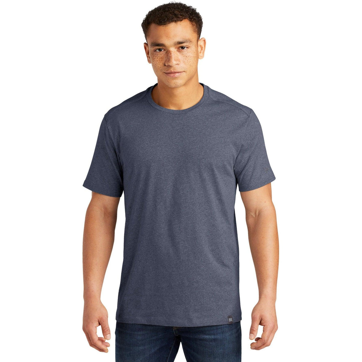 no-logo New Era Heritage Blend Crew Tee-Polos-New Era-Thread Logic