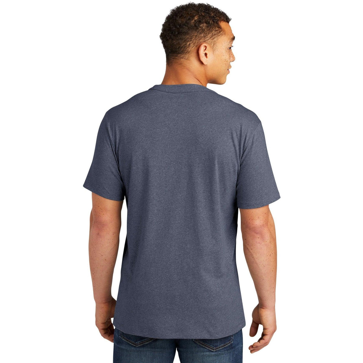 no-logo New Era Heritage Blend Crew Tee-Polos-New Era-Thread Logic