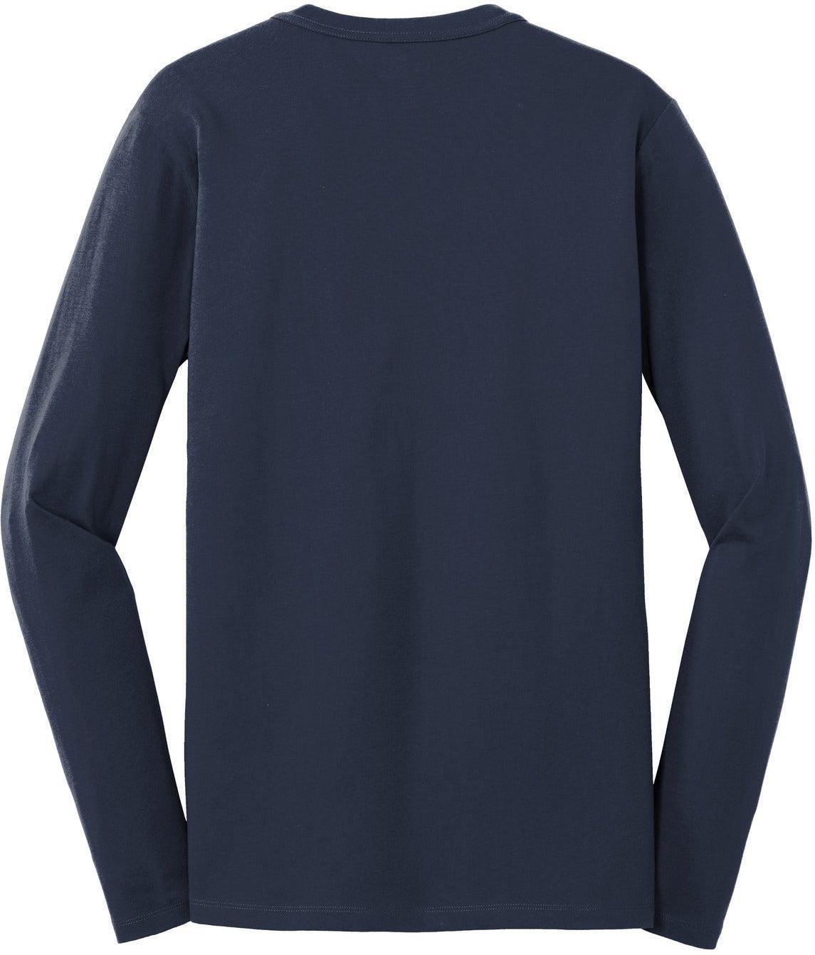 no-logo New Era Heritage Blend Long Sleeve Crew Tee-Regular-New Era-Thread Logic