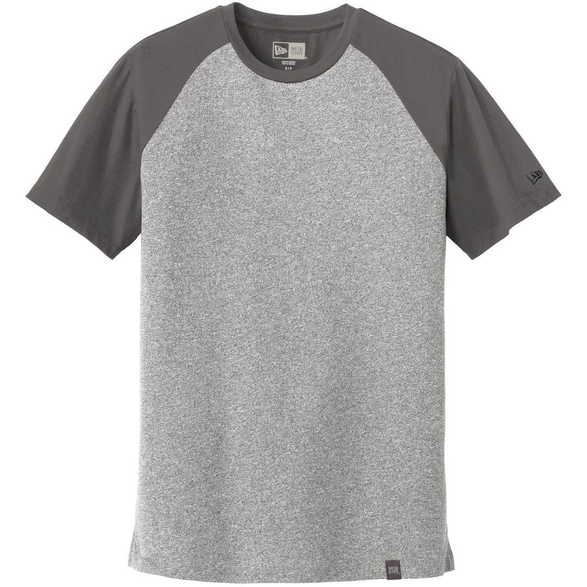 no-logo New Era Heritage Blend Varsity Tee-Polos-New Era-Graphite/Light Graphite Twist-S-Thread Logic