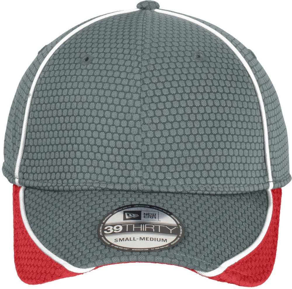 New Era Hex Mesh Cap-Active-New Era-Graphite/Red/White-S/M-Thread Logic