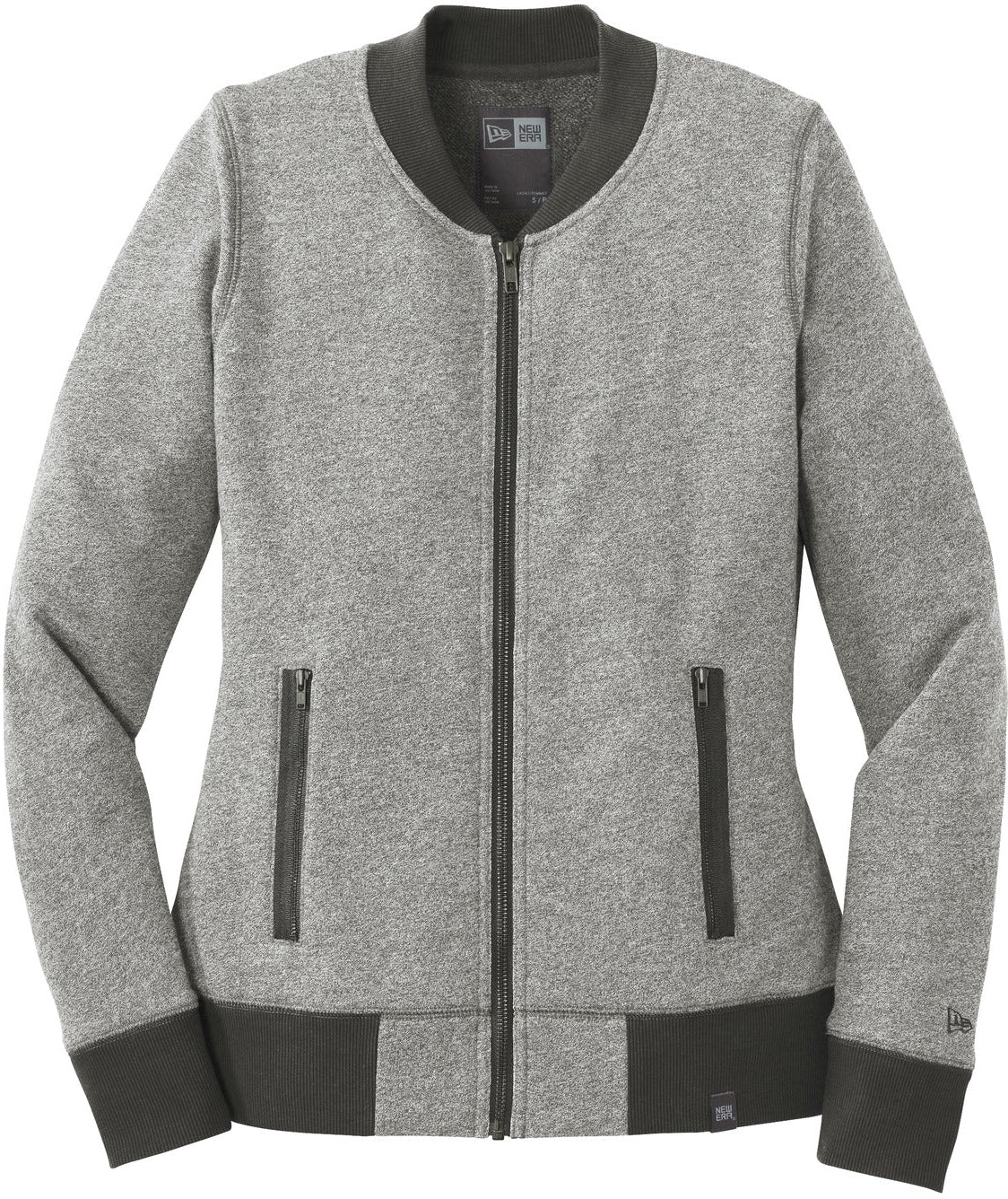 New Era Ladies French Terry Baseball Full-Zip