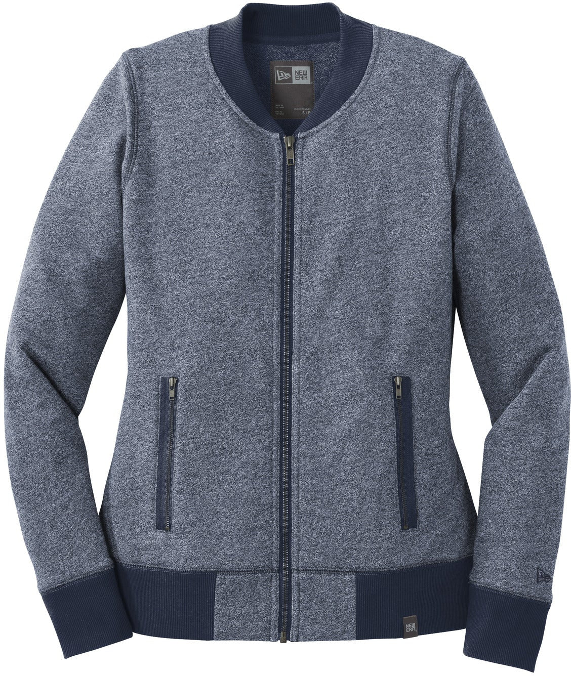 New Era Ladies French Terry Baseball Full-Zip