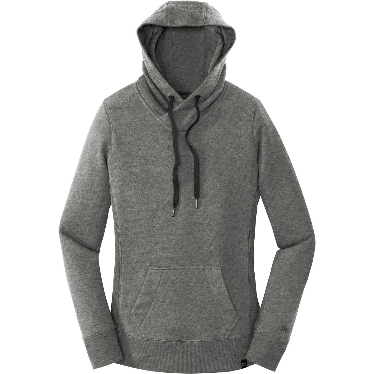 logo-left New Era Women's French Terry Pullover Hoodie-Hoodies-New Era-Black Twist-XS-Thread Logic