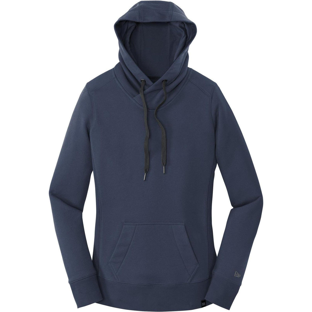 logo-left New Era Women's French Terry Pullover Hoodie-Hoodies-New Era-True Navy-XS-Thread Logic