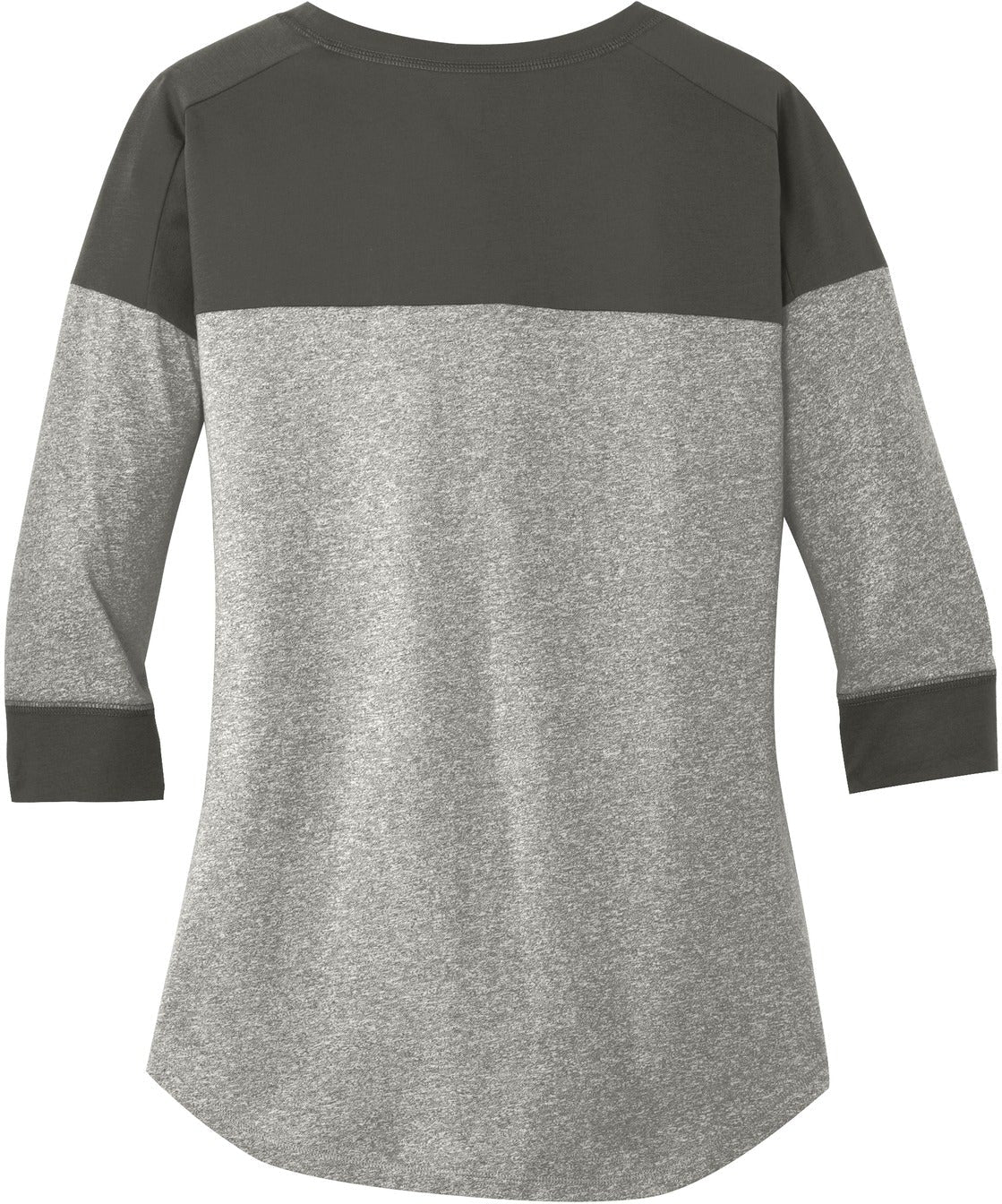 no-logo New Era Ladies Heritage 3/4-Sleeve Baseball Raglan Tee-Regular-New Era-Thread Logic