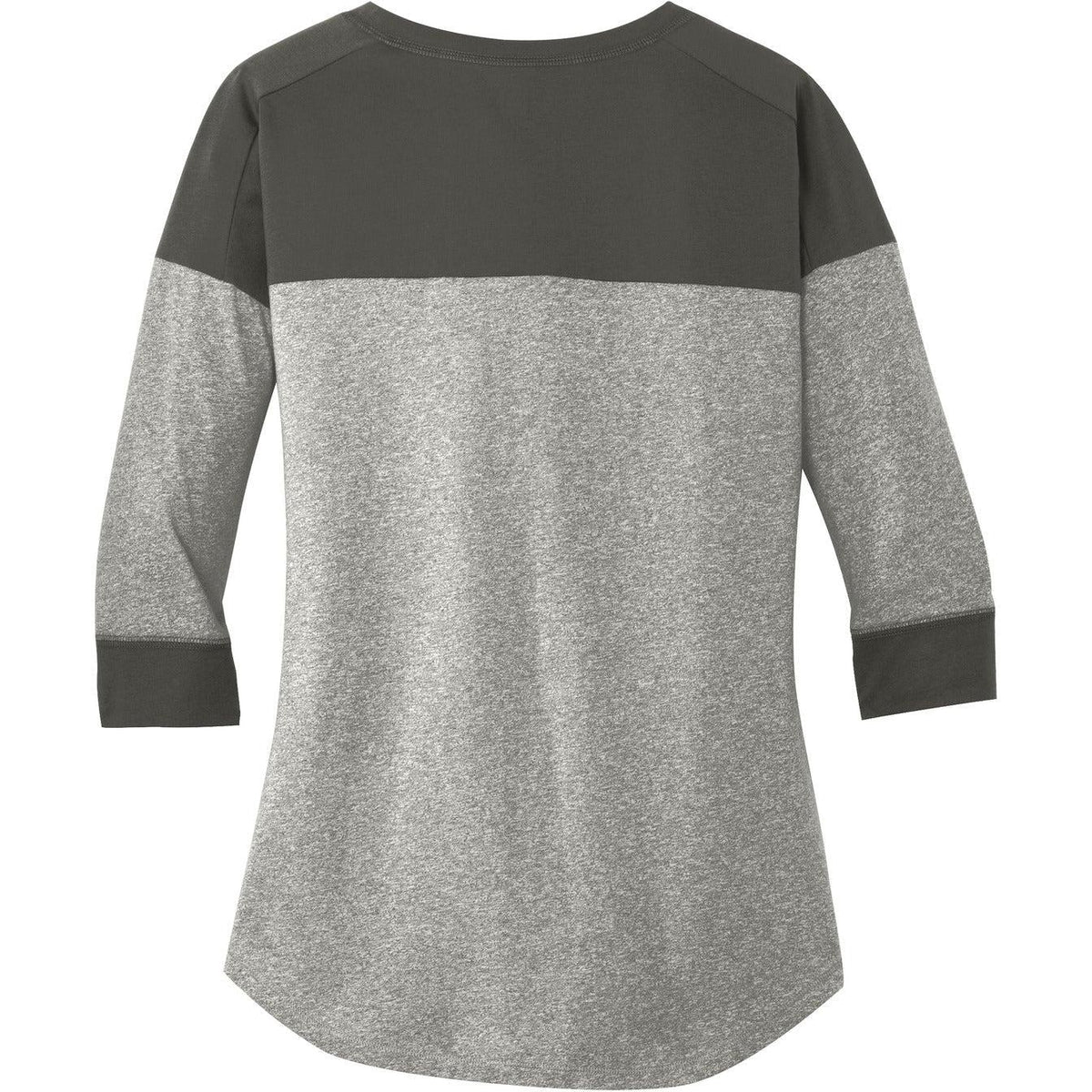 no-logo New Era Women's Heritage 3/4-Sleeve Baseball Raglan Tee-Regular-New Era-Thread Logic