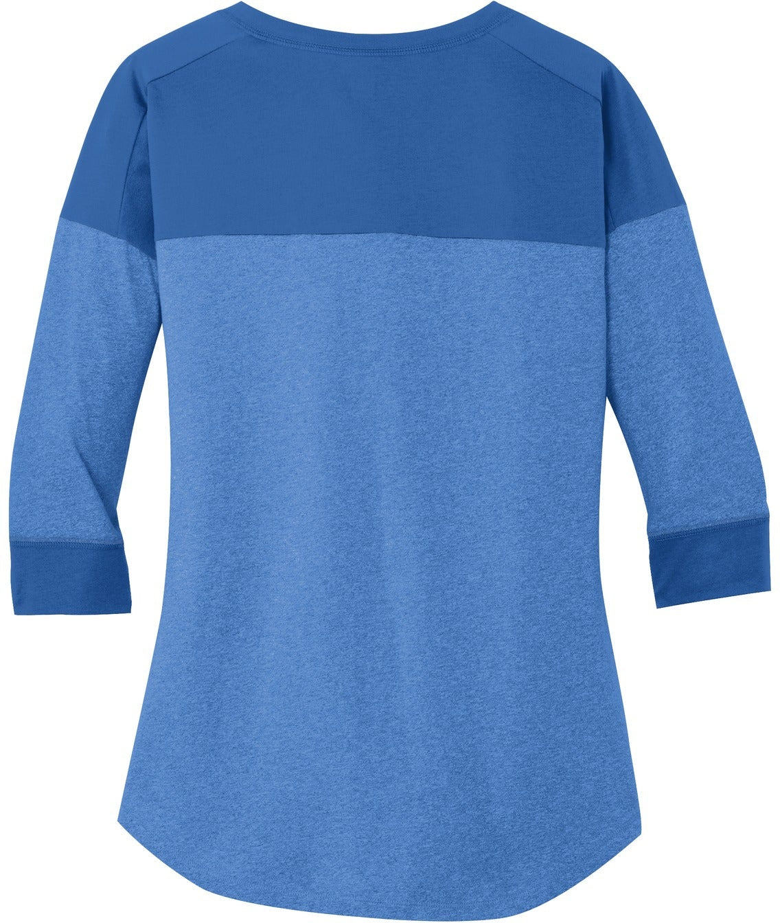 no-logo New Era Ladies Heritage 3/4-Sleeve Baseball Raglan Tee-Regular-New Era-Thread Logic