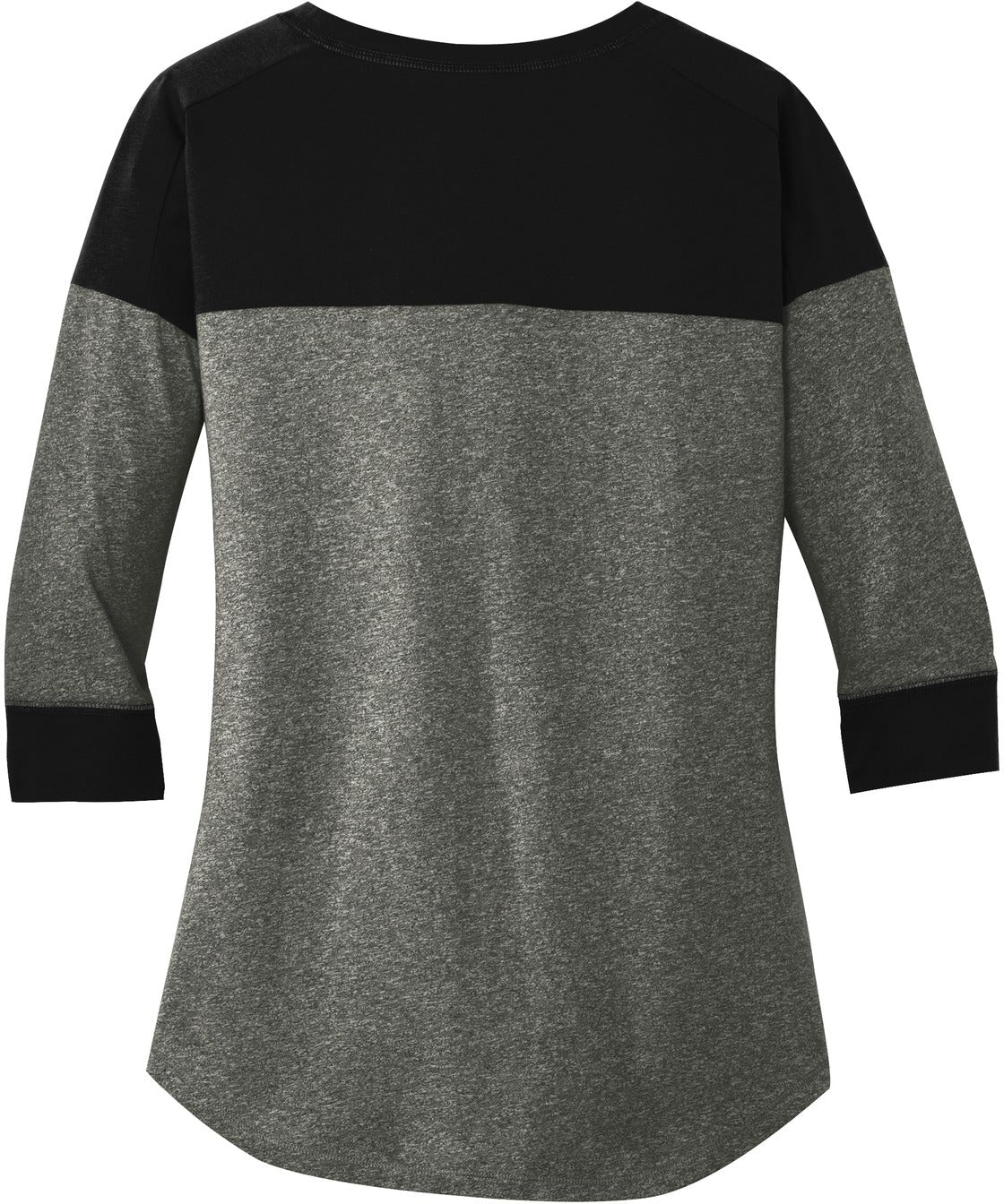no-logo New Era Ladies Heritage 3/4-Sleeve Baseball Raglan Tee-Regular-New Era-Thread Logic