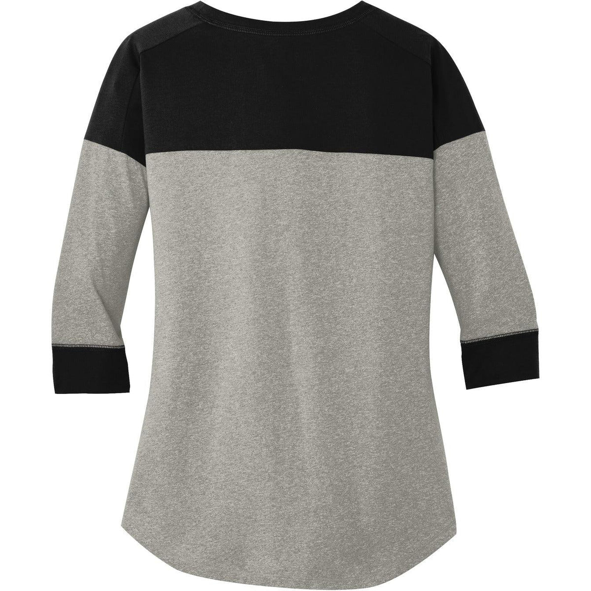 no-logo New Era Women's Heritage 3/4-Sleeve Baseball Raglan Tee-Regular-New Era-Thread Logic