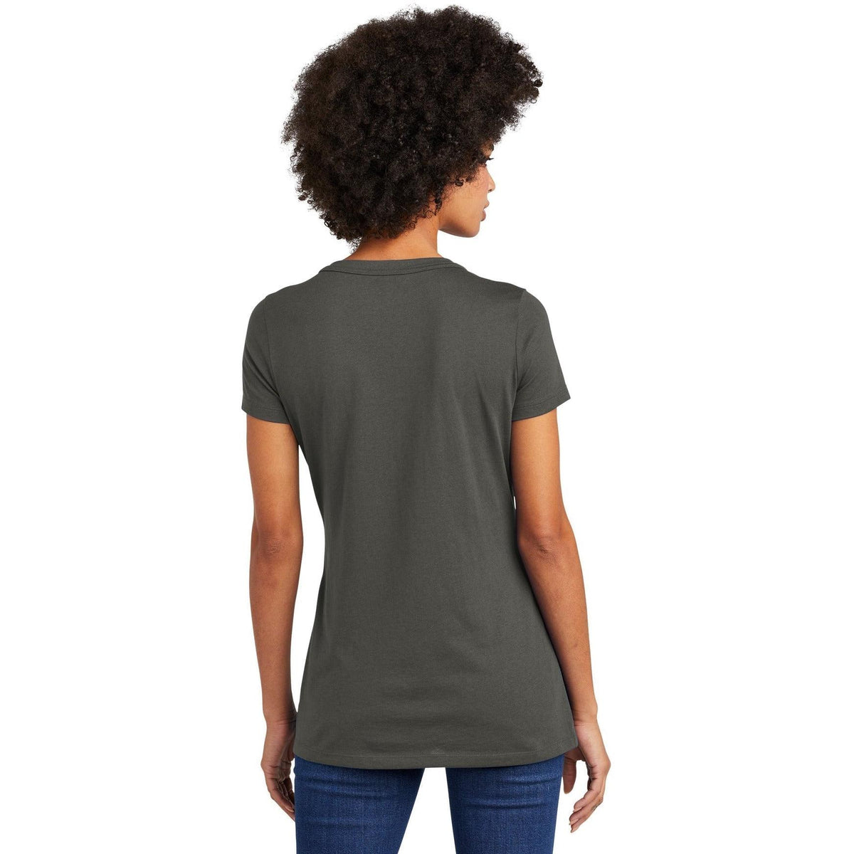 no-logo New Era Ladies Heritage Blend V-Neck Tee-Regular-New Era-Thread Logic