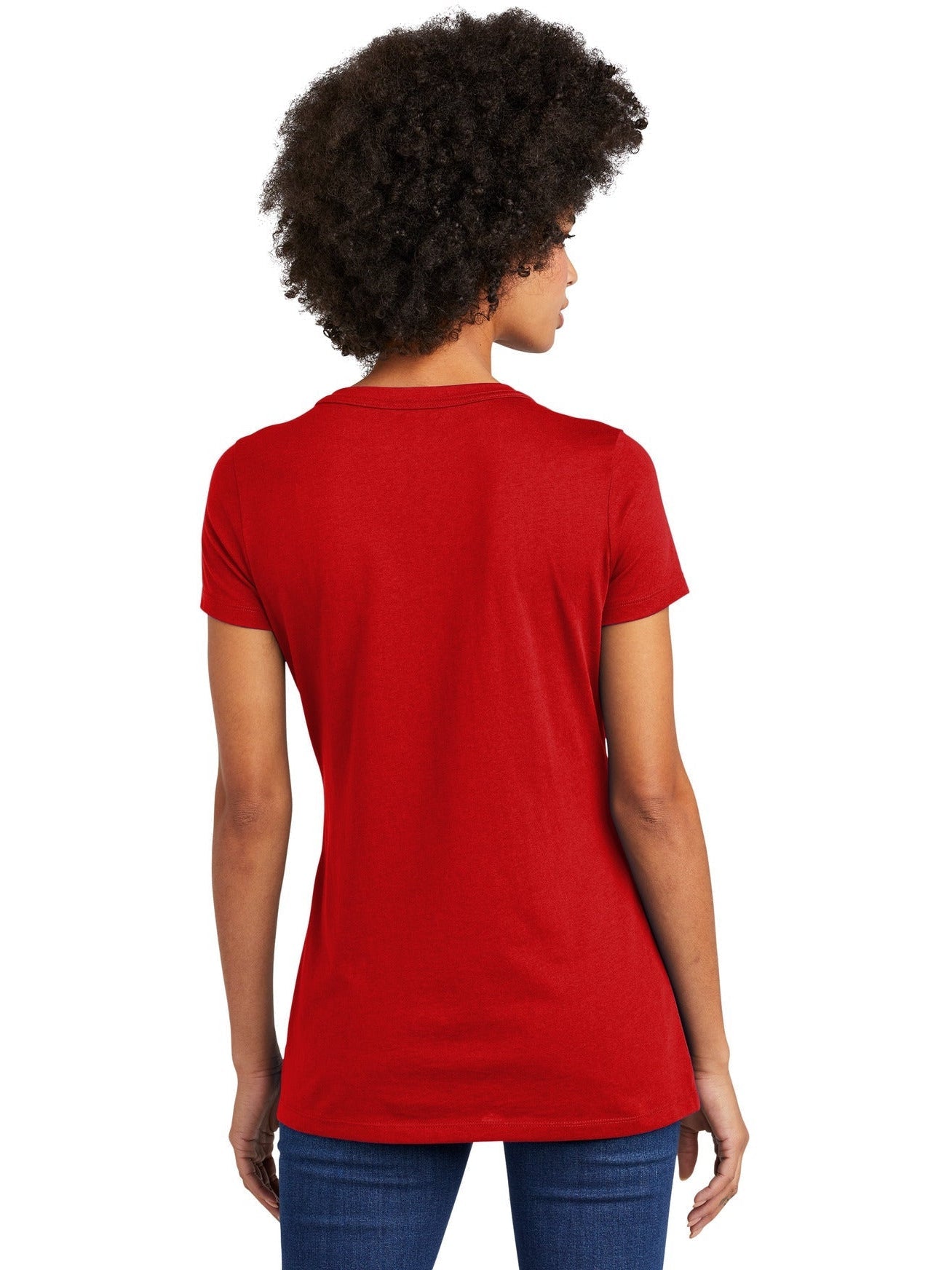 no-logo New Era Ladies Heritage Blend V-Neck Tee-Regular-New Era-Thread Logic