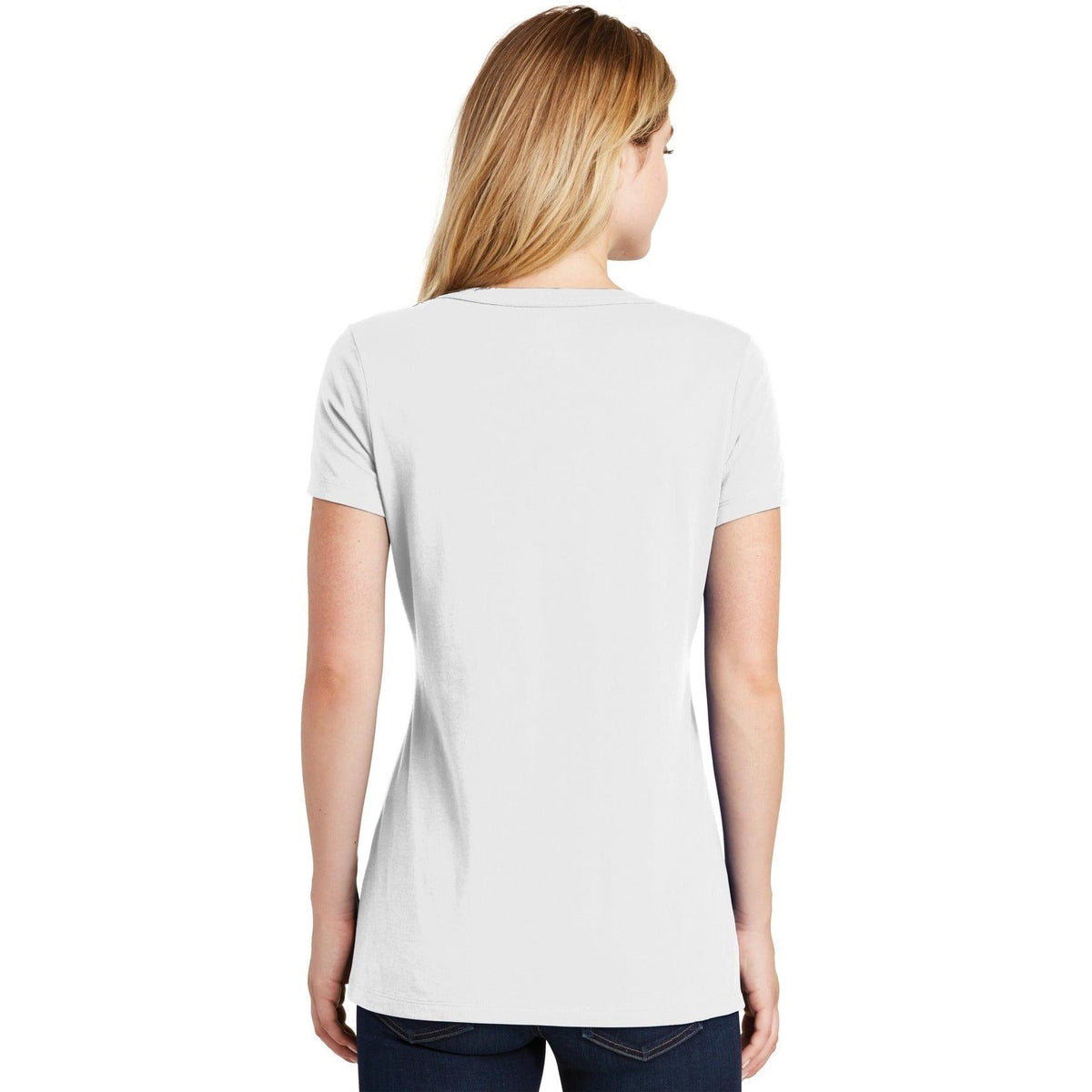 no-logo New Era Ladies Heritage Blend V-Neck Tee-Regular-New Era-Thread Logic