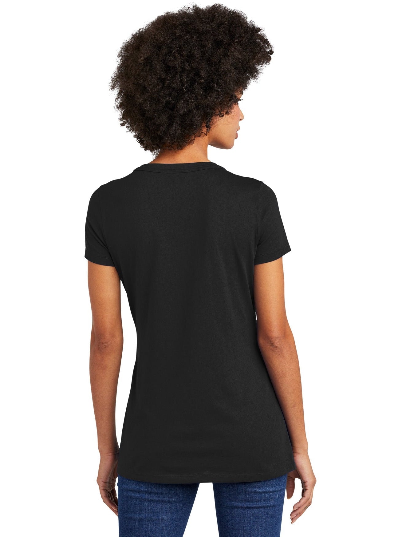 no-logo New Era Ladies Heritage Blend V-Neck Tee-Regular-New Era-Thread Logic