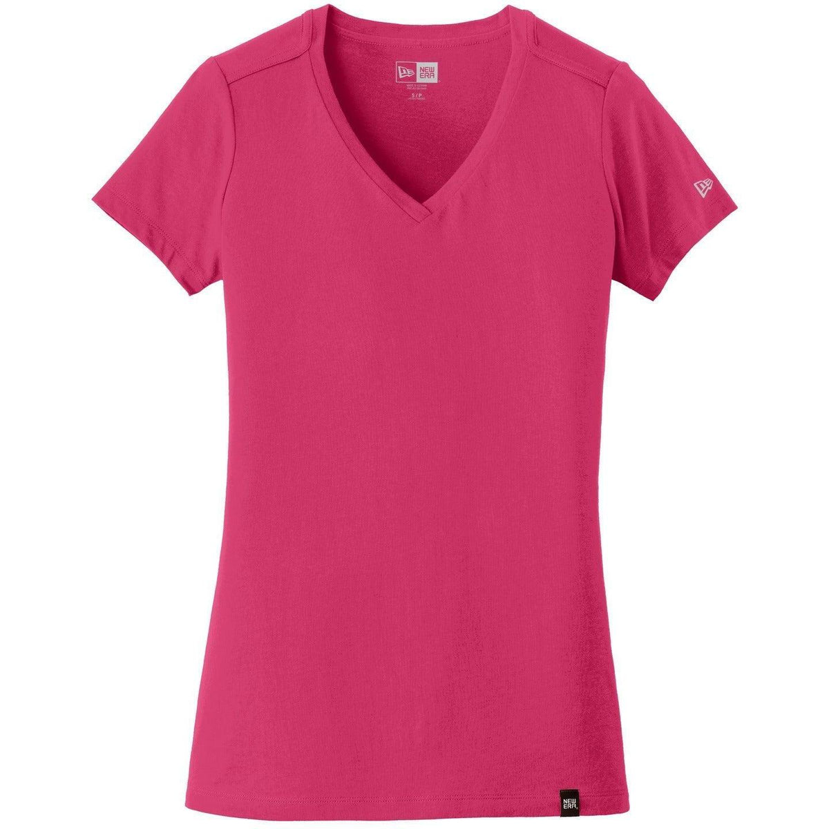 no-logo New Era Ladies Heritage Blend V-Neck Tee