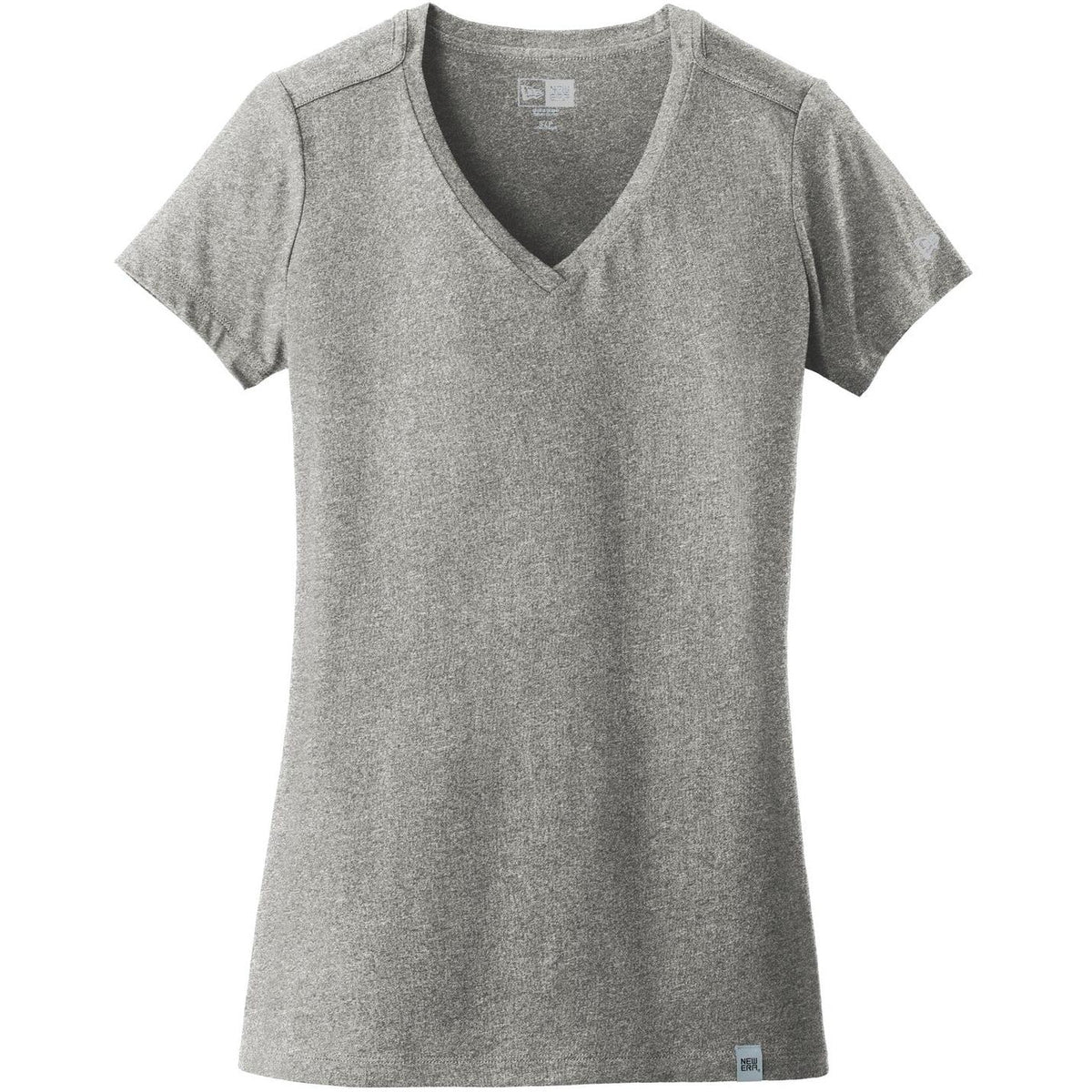 no-logo New Era Ladies Heritage Blend V-Neck Tee