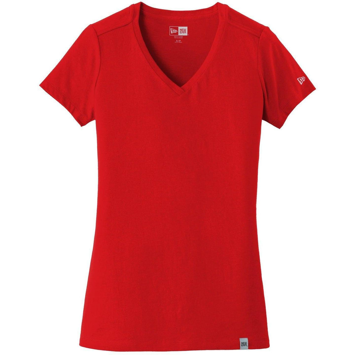 no-logo New Era Ladies Heritage Blend V-Neck Tee
