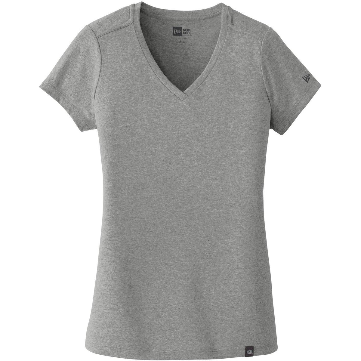 no-logo New Era Ladies Heritage Blend V-Neck Tee