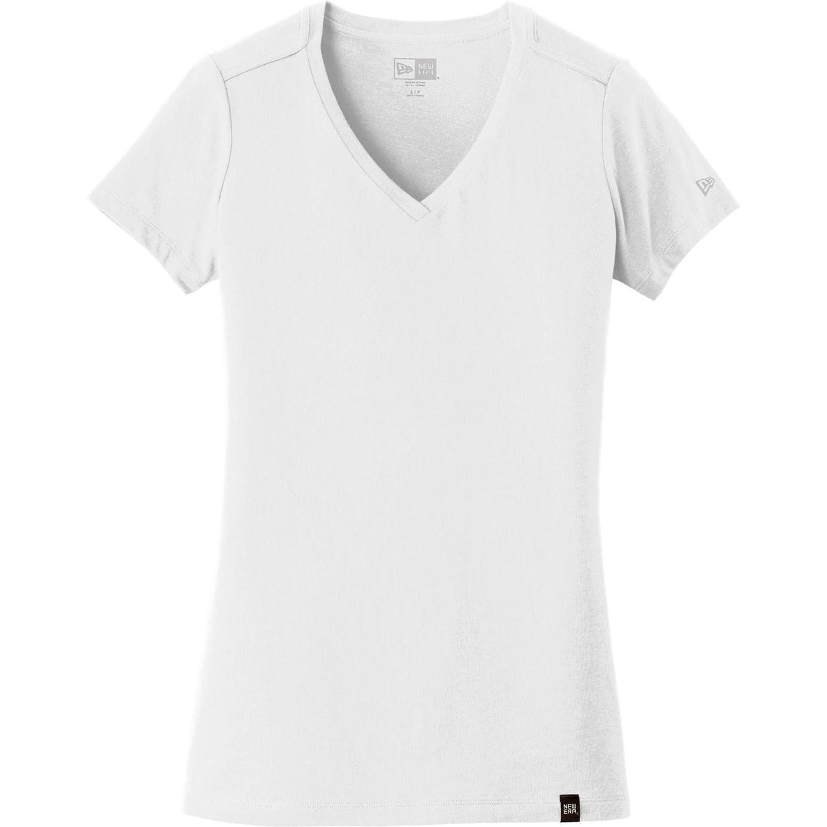 no-logo New Era Ladies Heritage Blend V-Neck Tee