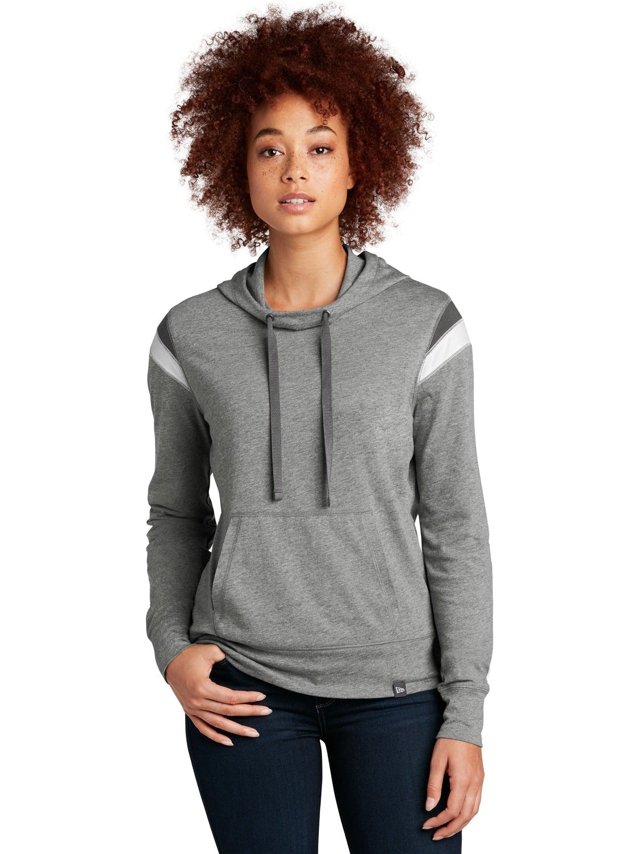 no-logo New Era Ladies Heritage Blend Varsity Hoodie-Regular-New Era-Thread Logic