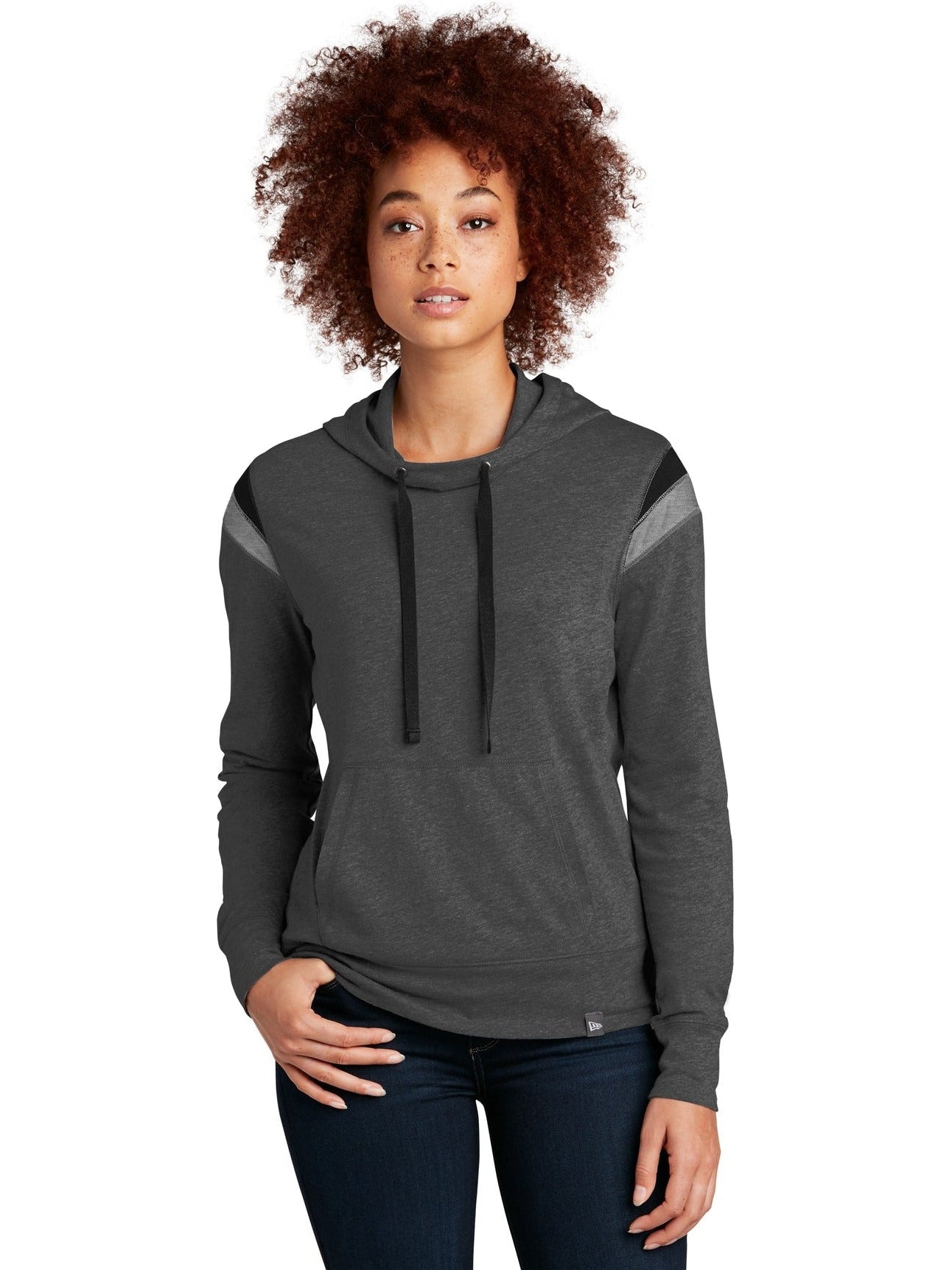 no-logo New Era Ladies Heritage Blend Varsity Hoodie-Regular-New Era-Thread Logic