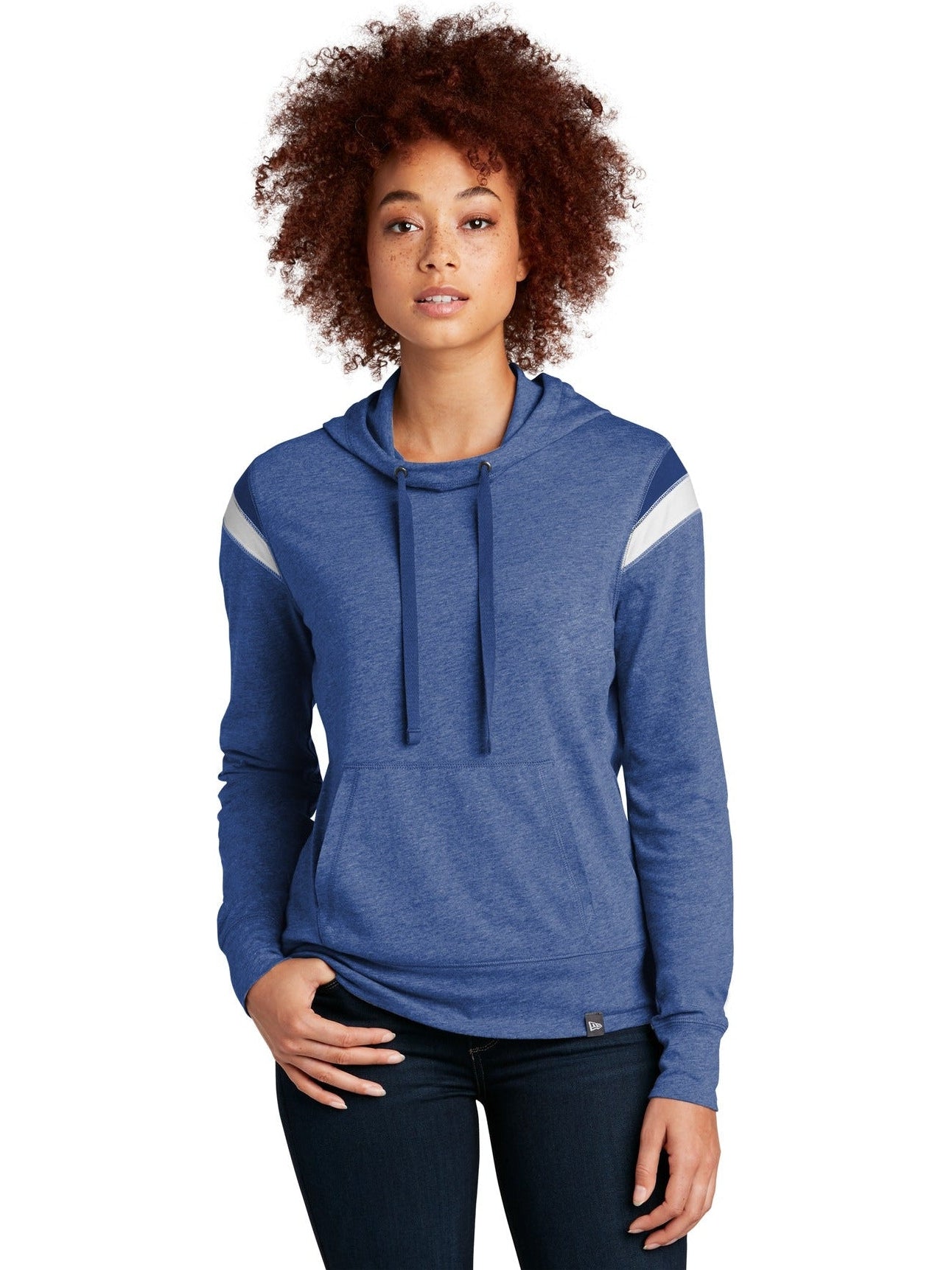 no-logo New Era Ladies Heritage Blend Varsity Hoodie-Regular-New Era-Thread Logic