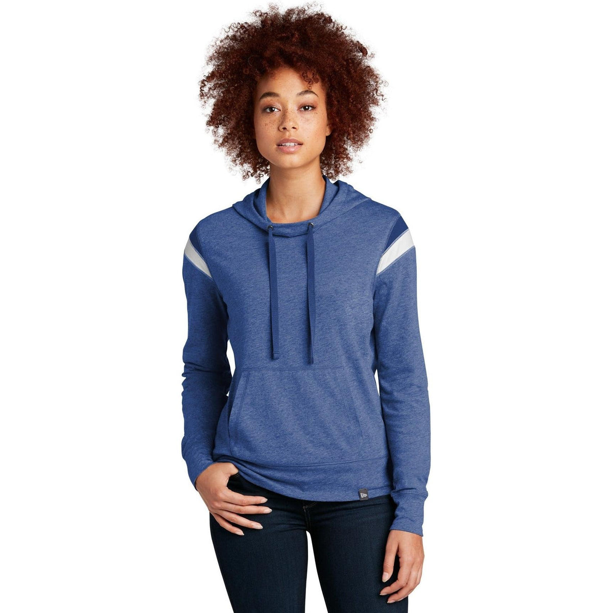 no-logo New Era Women's Heritage Blend Varsity Hoodie-Hoodies-New Era-Thread Logic