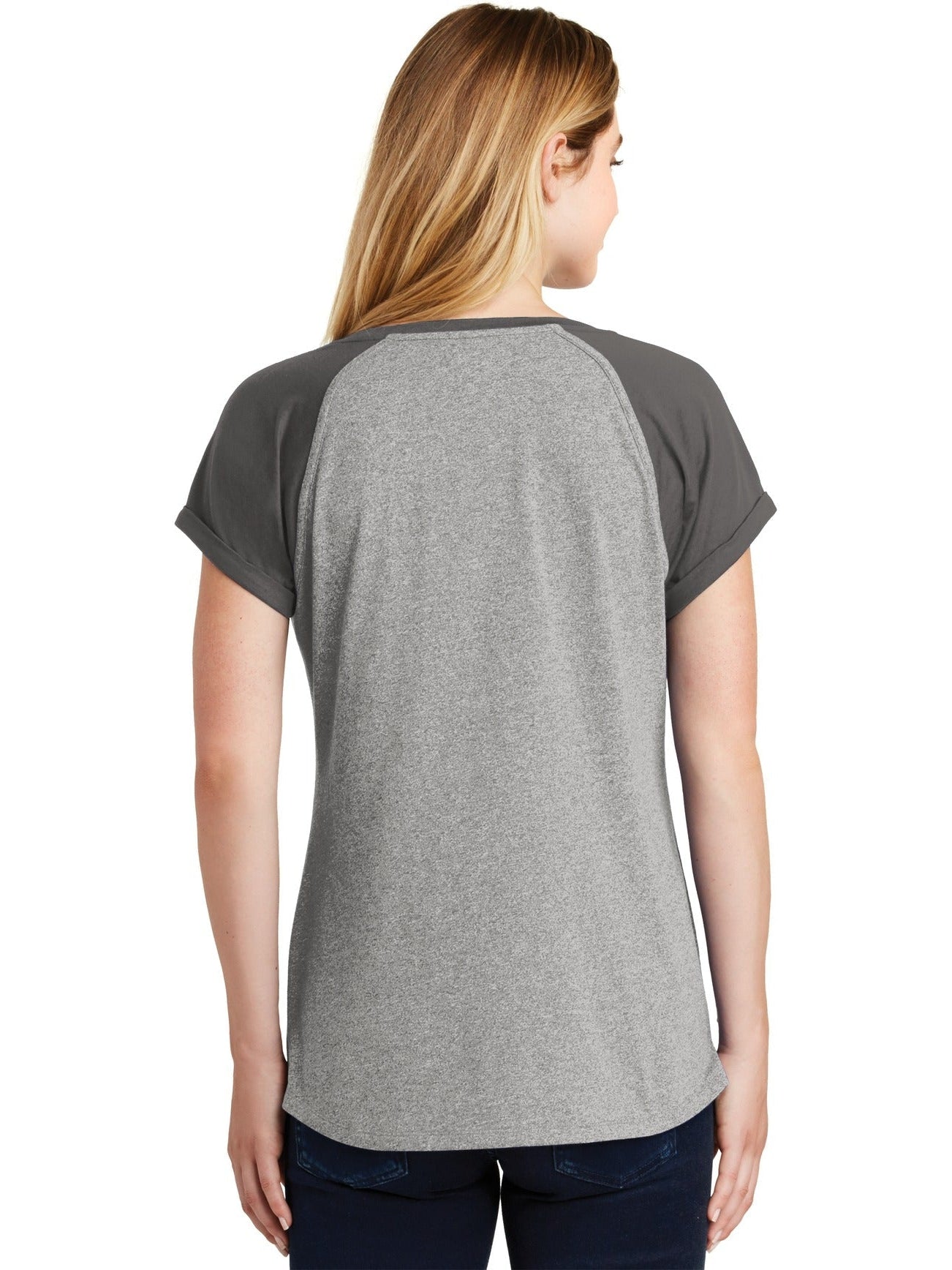 no-logo New Era Ladies Heritage Blend Varsity Tee-Regular-New Era-Thread Logic