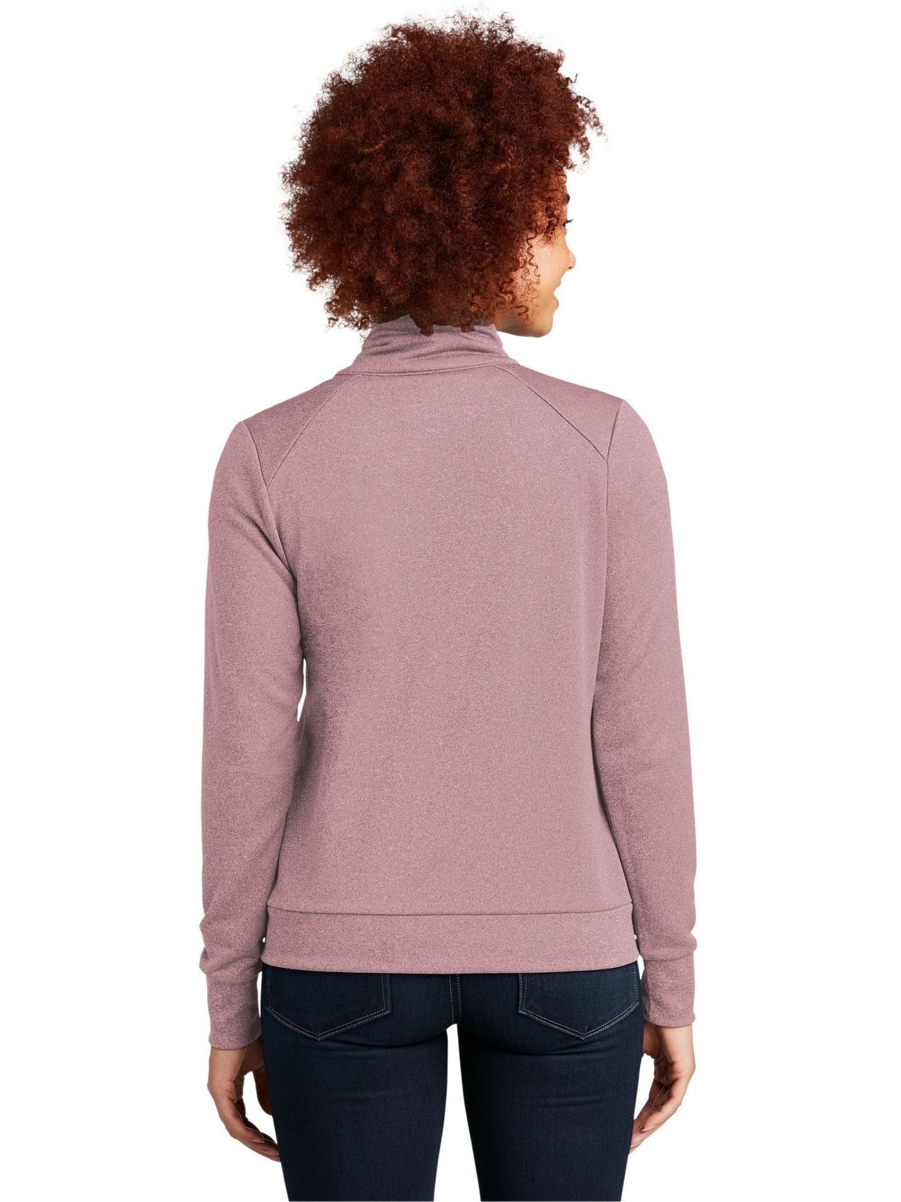 no-logo New Era Ladies Performance Terry Full-Zip Cowl-Regular-New Era-Thread Logic