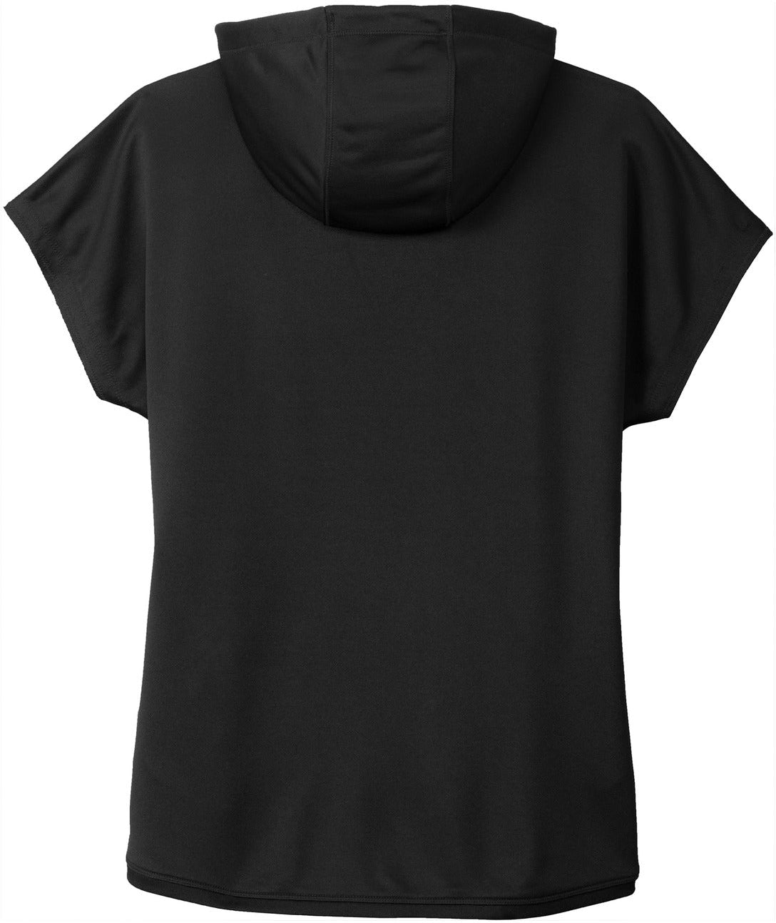no-logo New Era Ladies Performance Terry Short Sleeve Hoodie-Regular-New Era-Thread Logic