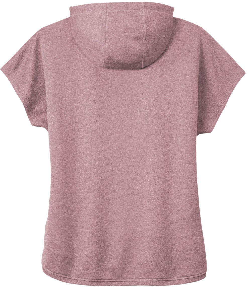 no-logo New Era Ladies Performance Terry Short Sleeve Hoodie-Regular-New Era-Thread Logic