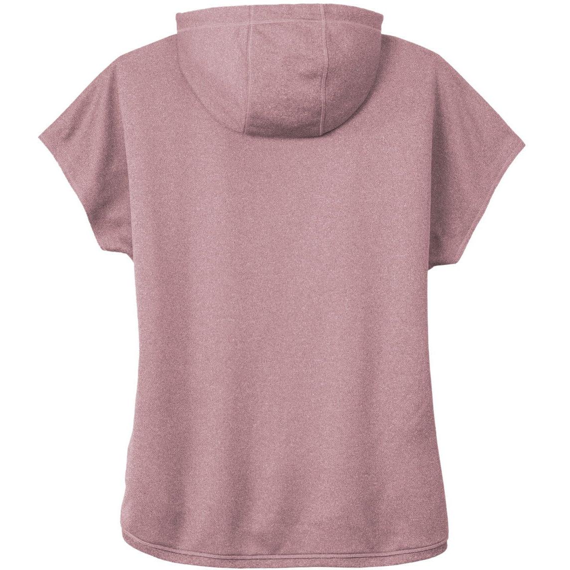 no-logo New Era Ladies Performance Terry Short Sleeve Hoodie-Regular-New Era-Thread Logic
